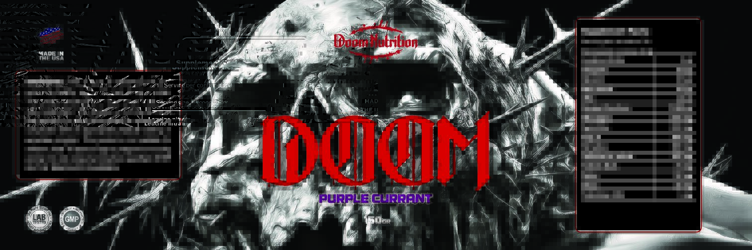 Doom Nutrition DOOM 450 gr Purple Currant - Image 2